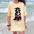 Bernese Mountain Dog Graduation Cap Graduate Training School For Men Women Girls Kids Comfort Color Blast T-Shirt Citrine