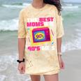 The Best Moms Are 90s Girls 90s Aesthetic Mom Nostalgia Comfort Color Blast T-Shirt Citrine