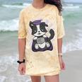 Border Collie Dog Lover Cute Anime School Graduation Men Women Kids Comfort Color Blast T-Shirt Citrine