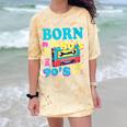 Born In The 80's But 90's Made Me Nostalgia Cassette Tape Comfort Color Blast T-Shirt Citrine