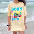 Born In The 80's But 90's Made Me Nostalgia Cassette Tape Premium Tri-Blend Comfort Color Blast T-Shirt Citrine