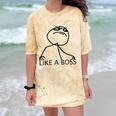Like A Boss Rage Comic Meme Classic Internet Nostalgia Tee Comfort Color Blast T-Shirt Citrine