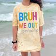 Bruh We Out Seniors Senior Year Back To School Graduation Comfort Color Blast T-Shirt Citrine