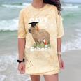 Capy Last Day Of School Capybara Graduation Quote Comfort Color Blast T-Shirt Citrine