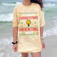 Christmas Inventing Team Inventing Introvert Xmas Comfort Color Blast T-Shirt Citrine Christmas Inventing Team Inventing Introvert Xmas Comfort Color Blast T-Shirt Citrine