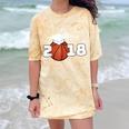 Class Of 2018 Basketball Senior Graduation Shirt Grad Comfort Color Blast T-Shirt Citrine