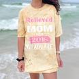 Class Of 2018 Graduation Shirt Mom Of Graduate Comfort Color Blast T-Shirt Citrine