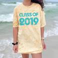 Class Of 2019 High School Graduation Teal Senior Comfort Color Blast T-Shirt Citrine