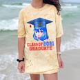 Class Of 2021 Graduate Kawaii Anime Girl School Graduation Comfort Color Blast T-Shirt Citrine