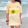 Class Of 2021 Senior Graduation Sunflower Comfort Color Blast T-Shirt Citrine