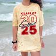 Class Of 2025 Senior 2025 Graduation Red Raglan Baseball Tee Comfort Color Blast T-Shirt Citrine