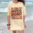Class Of 2025 Senior Orange And Student Graduation Comfort Color Blast T-Shirt Citrine