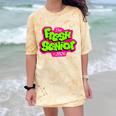 Class Of 2026 Fresh Senior 90s TV Style Retro Graduation Comfort Color Blast T-Shirt Citrine