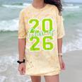 Class Of 2026 Graduation Varsity Lime Green Letters Comfort Color Blast T-Shirt Citrine