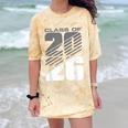 Class Of 2026 High School Senior Graduation Grey Sport Style Comfort Color Blast T-Shirt Citrine