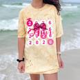 Class Of 2026 Senior Coquette Pink Bow Graduation Family Premium Tri-Blend Comfort Color Blast T-Shirt Citrine