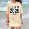 Class Of 2026 Senior Graduation High School College Grad Comfort Color Blast T-Shirt Citrine
