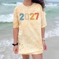 Class Of 2027 Graduate Shirts For Men Women Graduation Retro Comfort Color Blast T-Shirt Citrine