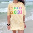 Class Of 2031 High School Graduation Date Kindergarten Shirt Comfort Color Blast T-Shirt Citrine