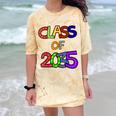Class Of 2035 Grow With Me Kindergarten Graduation Comfort Color Blast T-Shirt Citrine