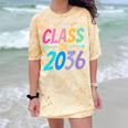 Class Of 2036 First Day Kindergarten Grow With Me Graduation Comfort Color Blast T-Shirt Citrine