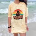 Classic Western Nostalgia Cowboy Sunset Comfort Color Blast T-Shirt Citrine Classic Western Nostalgia Cowboy Sunset Comfort Color Blast T-Shirt Citrine