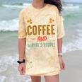Coffee & Introvert Humor Tee Quote Cute Font Comfort Color Blast T-Shirt Citrine