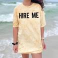 College Graduation Hire Me Comfort Color Blast T-Shirt Citrine