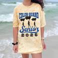 Color Guard Senior 2026 Flags Marching Band Graduation Grad Comfort Color Blast T-Shirt Citrine