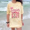 Coquette Pink Bow Flowers Senior 2026 2027 Graduation Comfort Color Blast T-Shirt Citrine