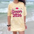 Coquette Pink Bow Senior 2026 Class Of Graduation Comfort Color Blast T-Shirt Citrine