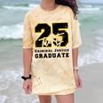 Criminal Justice Graduate Graduated Class Of 2025 Graduation Comfort Color Blast T-Shirt Citrine