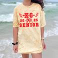 Cross Country Senior Night Senior 2025 Graduation Party 5 Comfort Color Blast T-Shirt Citrine