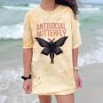 Cryptid Cryptozoology Mothman Introvert -Adults Butterfly Small Crew Neck Classic Fit Short Sleeve Polyester 100 Printed Blended Fabric Comfort Color Blast T-Shirt Citrine