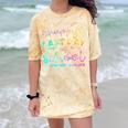 Custodian Life Graduation Day Last Day Of School Tie Dye Comfort Color Blast T-Shirt Citrine