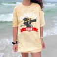 Dabbing Graduation Class Of 2018 Women Comfort Color Blast T-Shirt Citrine
