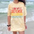 In My Defense i Was Left Unsupervised Introvert Comfort Color Blast T-Shirt Citrine