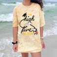 Disney Mickey Mouse A Big High Five For Today Graduation Comfort Color Blast T-Shirt Citrine