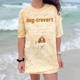 Dog-Trovert Shih Tzu Humor Definition Introvert Comfort Color Blast T-Shirt Citrine Dog-Trovert Shih Tzu Humor Definition Introvert Comfort Color Blast T-Shirt Citrine