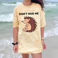 Don't Hug Me Porcupine Or Hedgehog Introvert Comfort Color Blast T-Shirt Citrine Don't Hug Me Porcupine Or Hedgehog Introvert Comfort Color Blast T-Shirt Citrine
