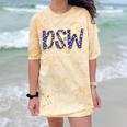 DSW Doctor Of Social Work Graduation DSW Graduate Comfort Color Blast T-Shirt Citrine