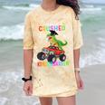 I Easily Crushed Kindergarten Graduation 2022 Truck Dinosaur Comfort Color Blast T-Shirt Citrine