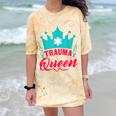 EMT Trauma Queen Paramedic Student T-Shirt Graduation Comfort Color Blast T-Shirt Citrine