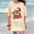 Ew People Capybara Christmas Introvert Holiday Humor Comfort Color Blast T-Shirt Citrine