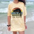 Ew People Cat Lazy Introvert Anti Social Comfort Color Blast T-Shirt Citrine
