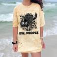 Ew People Introvert Cat Lover Crazy Cats Lady Comfort Color Blast T-Shirt Citrine