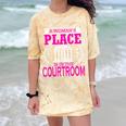 Female Lawyer Women Law Student Graduation Bar Exam Comfort Color Blast T-Shirt Citrine