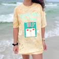 Floppy Disk Retro Tech Nostalgia Old School Computing Humor Comfort Color Blast T-Shirt Citrine