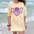 Football Senior Night Football Senior 2025 Graduation 36 Comfort Color Blast T-Shirt Citrine