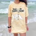 Your Friends Vs My Friend Introvert Pet Dog Owner Men Women Kids Comfort Color Blast T-Shirt Citrine